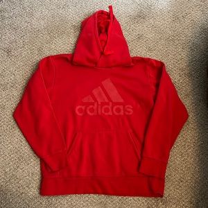 Adidas red hoodie